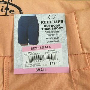 Reel Life Woman's Outdoor Trek Shorts - Size Small - NWT